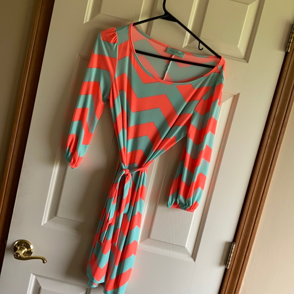 Filly Flair Aztec Easter / Spring Dress Size S